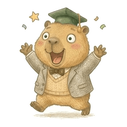 英語を教えるカピバラ先生
