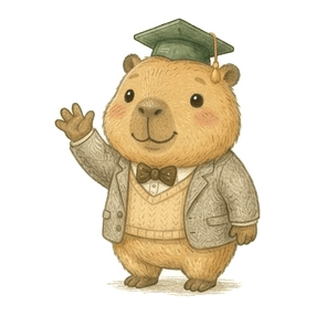 中学・高校の学習を教えるカピバラ先生
